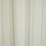 StreifenWohnzimmer wei脽-beige Vorhang