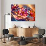 KUNSTDRUCK Neon Prism Blossoms 2 90 x 60 cm