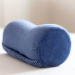 Traversin - Mini Coussin Ergonomique Bleu - Textile - 12 x 12 x 27 cm