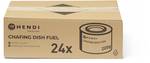 Brennpaste 8303 24er Set Silber - Naturfaser - 2 x 2 x 1 cm