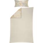 Wendebettwäsche 207406 2-teilig Beige - 155 x 220 cm