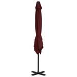 Ampelschirm D691 Rot - 250 x 230 x 250 cm