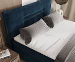 Boxspringbett Koussi II Taschenfederkern Marineblau - Breite: 180 cm