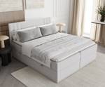 Boxspringbett Mallo Grau - Breite: 200 cm