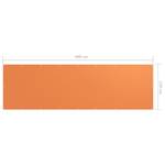 Balkon Sichtschutz 3016497-2 Orange - Tiefe: 120 cm