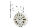 Horloge murale FAUBOURG Blanc - Métal - 9 x 41 x 34 cm