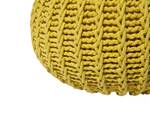 Pouf CONRAD Jaune - 50 x 35 x 50 cm