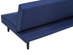 3-Sitzer Sofa VISBY Schwarz - Blau - Marineblau