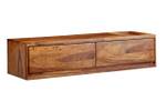 Lowboard BORES Massivholz TV-Schrank Braun - Massivholz - 34 x 25 x 108 cm