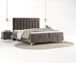 Boxspringbett Aggaz Braun - Breite: 200 cm