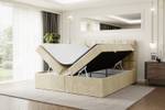 Boxspringbett MIAMI Beige - Breite: 180 cm - H4