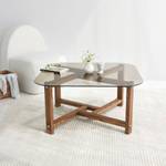 Table basse Dgrillon Marron - Verre - 80 x 40 x 80 cm