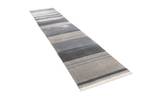 Tapis de passage Darya DLXXIV Gris - Textile - 79 x 1 x 386 cm