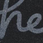 Paillasson coco avec inscription Noir - Gris - Fibres naturelles - Matière plastique - 60 x 2 x 40 cm