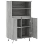 Highboard DE3906 Eiche Grau Dekor