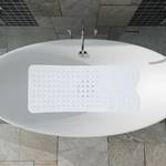 Badewannenmatte 100x40 cm Weiß - Kunststoff - 40 x 1 x 100 cm