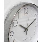 Horloge 30 cm blanc Blanc - Matière plastique - 30 x 30 x 3 cm