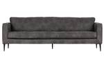 Sofa 3-Sitzer Crew Grau - Textil - 235 x 80 x 90 cm