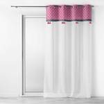 Voilage Callao Rose foncé - Textile - 140 x 240 x 240 cm