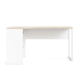 Schreibtisch Agathe Weiß - Holzwerkstoff - 81 x 77 x 146 cm
