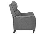 Fauteuil de relaxation ROYSTON Noir - Gris - Textile - 68 x 108 x 73 cm