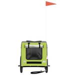 Remorque vélo pour chien 3028770-1 Vert - 134 x 74 x 69 cm