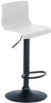 Tabouret de bar Hover Blanc - Noir