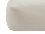 Pouf SIRIETO Blanc - Textile - 30 x 60 x 60 cm