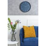 Horloge murale Lofty Fer - Bleu