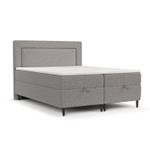 Boxspringbett Nea Grau - Breite: 180 cm