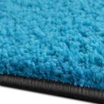 Shaggy-Teppich Barcelona Blau - Kunststoff - 300 x 3 x 300 cm