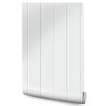 Papier Peint PLANCHES Bois Imitation Gris - Blanc - Papier - Textile - 53 x 1000 x 1000 cm