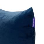 Velvet Dekorative kissenbezug Blau - Textil - 1 x 45 x 45 cm