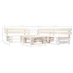 Mobilier de jardin 297742 Blanc