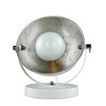 Lampe de table BARAN Gris métallisé - Argenté - Argenté / Gris - Gris argenté - Blanc