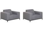 Fauteuil ROVIGO Noir - Gris