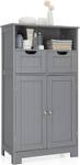 Meuble de Rangement de Salle HW64500GR Gris - Bois manufacturé - 30 x 109 x 60 cm