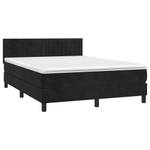 Boxspringbett 3017268-14 Schwarz - 144 x 203 cm