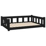 Hundebett 3014059 Schwarz - 106 x 76 cm