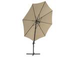 Parasol déporté SAVONA II Beige - Noir - Taupe