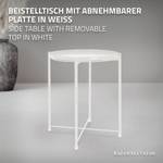 Table d'appoint ML-DESIGN Set Blanc