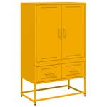 Highboard DE9500 Gelb - Metall - 39 x 112 x 68 cm