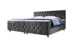 Boxspringbett Voler Grau - Breite: 200 cm - H3