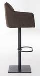 Tabouret de bar Damaso Lot de 2 Marron - Noir