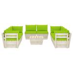 Mobilier de jardin (lot de 9) 3016490-22 Vert - Vert clair