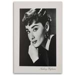 Wandbild Schauspielerin Audrey Hepburn