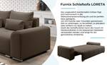 Sofa LORETA 3R Braun