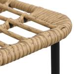 Garten-Essgruppe (7-teilig) 3012986-2 Schwarz - Kunststoff - Polyrattan - 80 x 74 x 150 cm