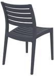 Chaises de jardin Ares Lot de 2 Gris lava