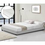 Lit Double Solingen avec Matelas Blanc - Profondeur : 180 cm